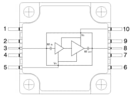 Block Diagram - MACOM CMPA0760020F Amplifier